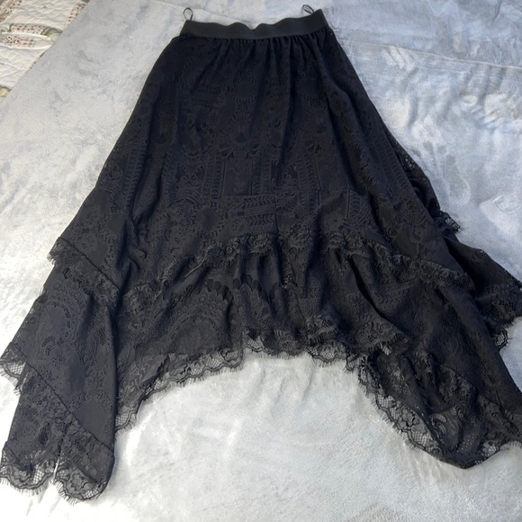 🎯Killstar Morte Mistress Maxi Skirt Black Size Medium - Picture 7 of 15